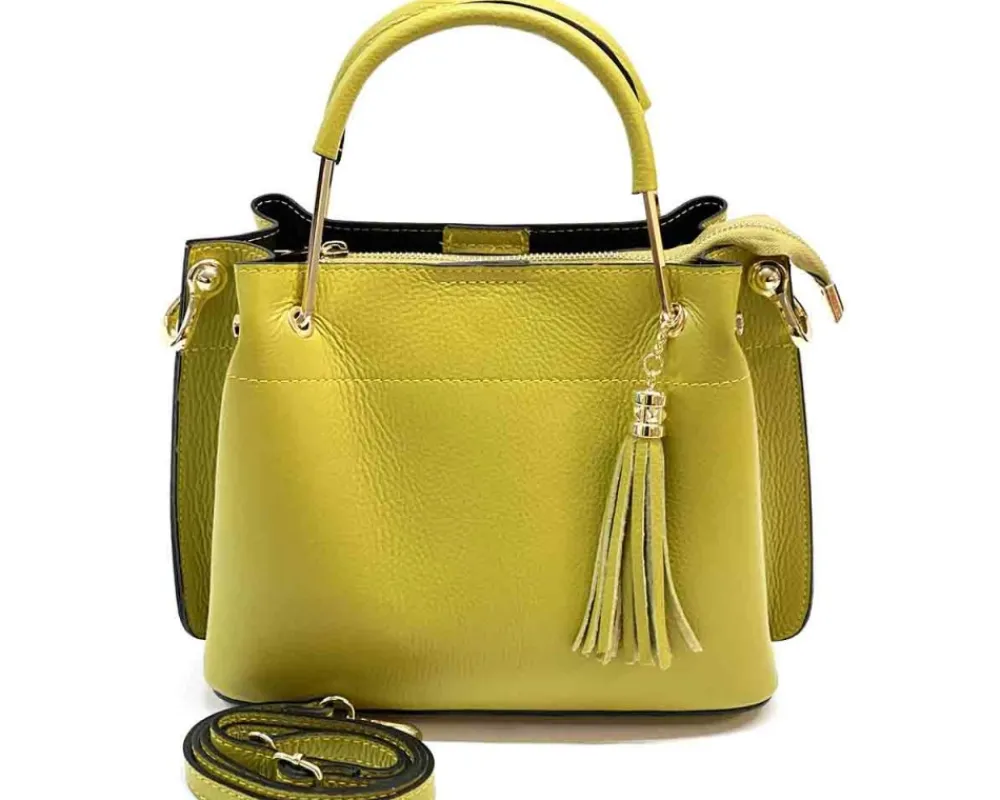 Lorena leather Handbag*Florence Discount