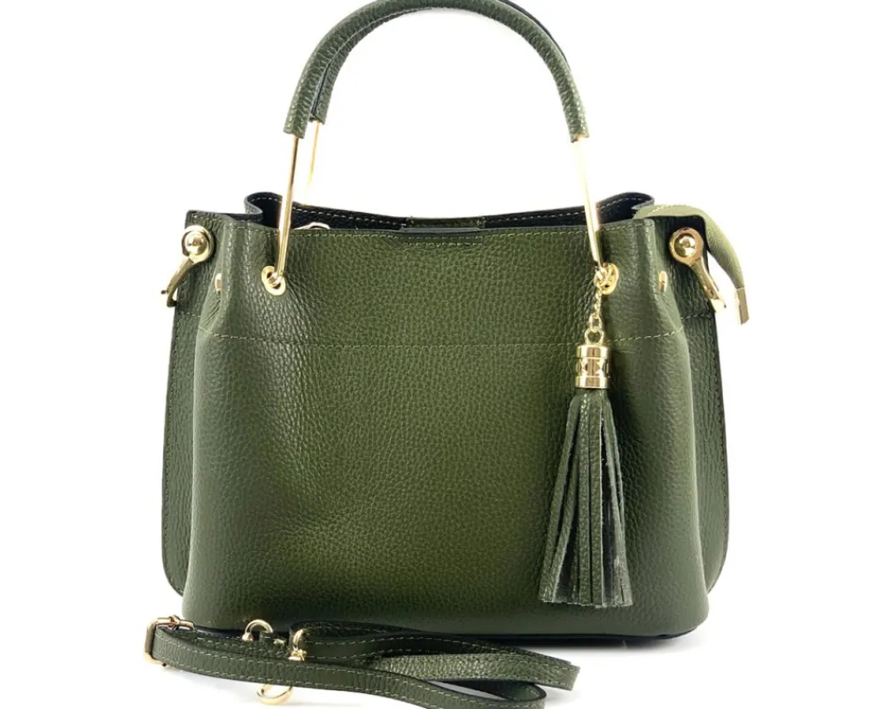 Lorena leather Handbag*Florence Discount