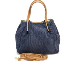 Ludmilla Handmade Raffia and Leather Bag*Florence Online