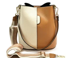 Maddalena GM leather bucket bag*Florence Outlet