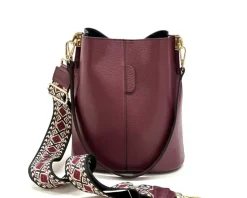 Maddalena GM leather bucket bag*Florence Outlet
