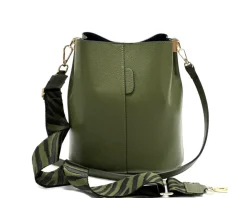 Maddalena GM leather bucket bag*Florence Outlet