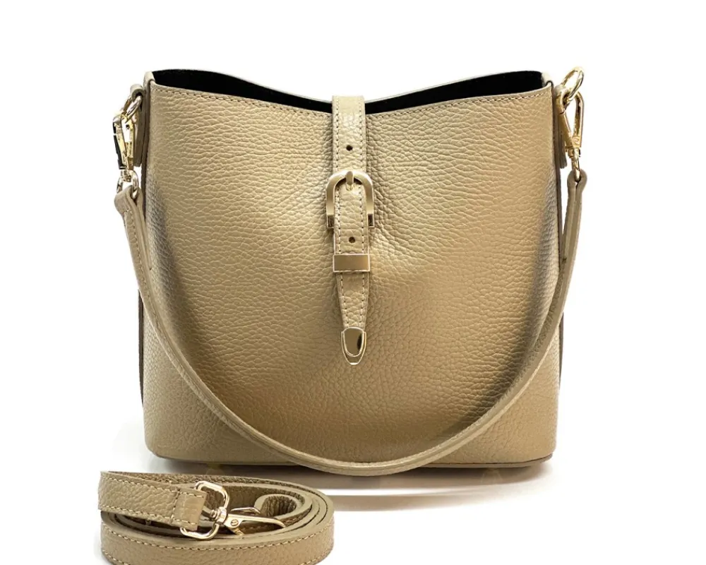 Mafalda Shoulder leather bag*Florence Fashion