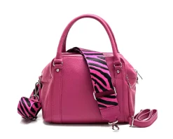 Maica Leather Boston Bag*Florence New