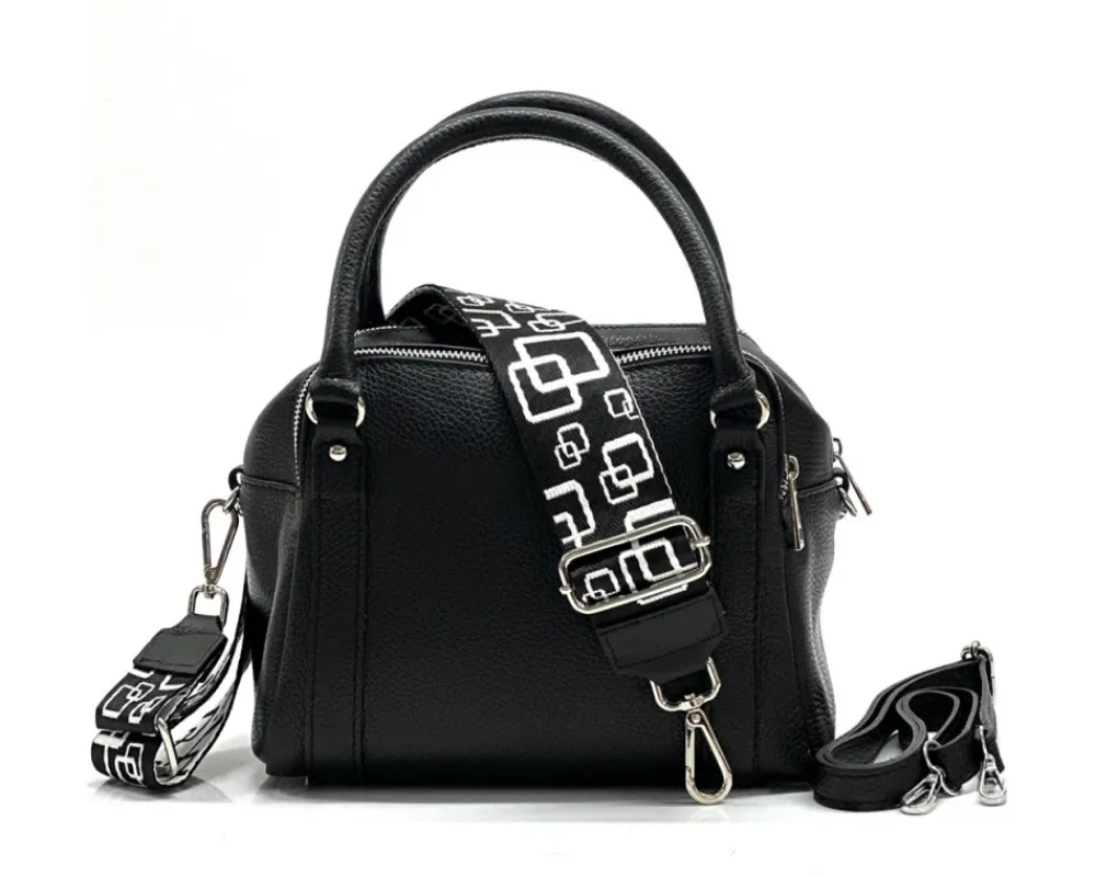 Maica Leather Boston Bag*Florence New
