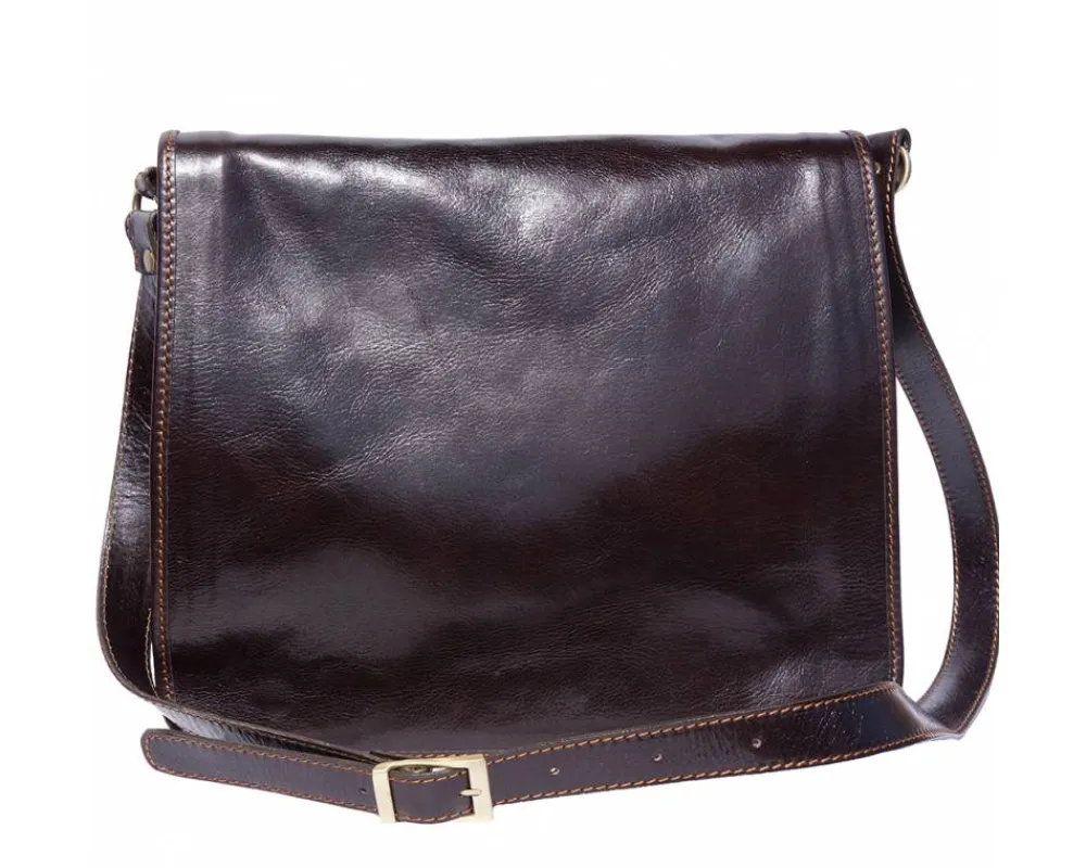Mirko GM Leather Messenger Bag*Florence Best