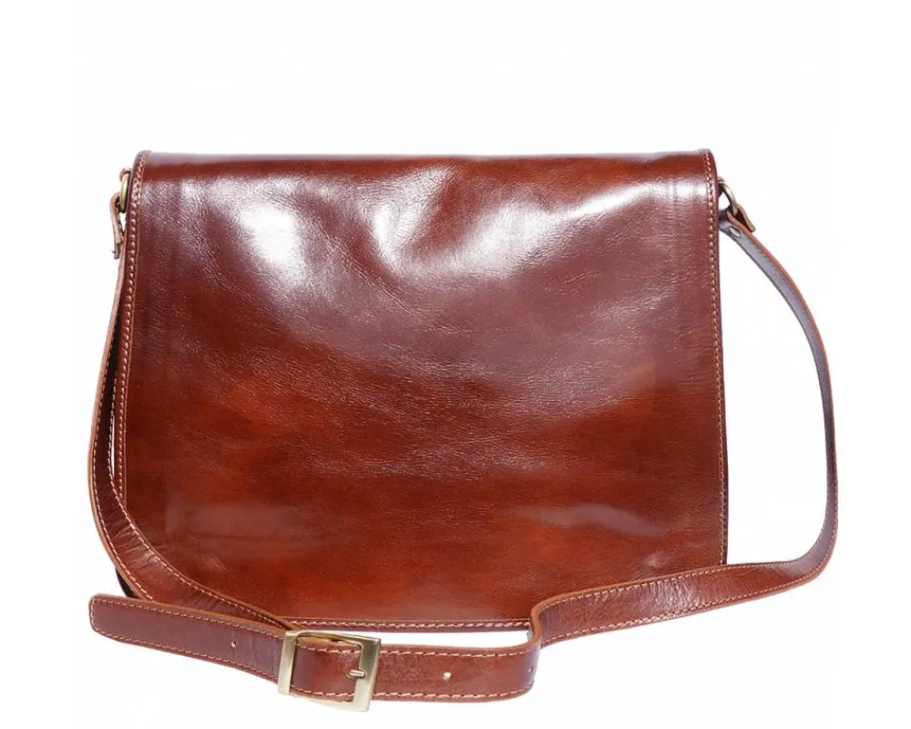 Mirko GM Leather Messenger Bag*Florence Best