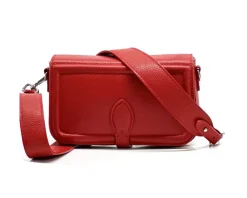 Nicole leather shoulder bag*Florence Discount