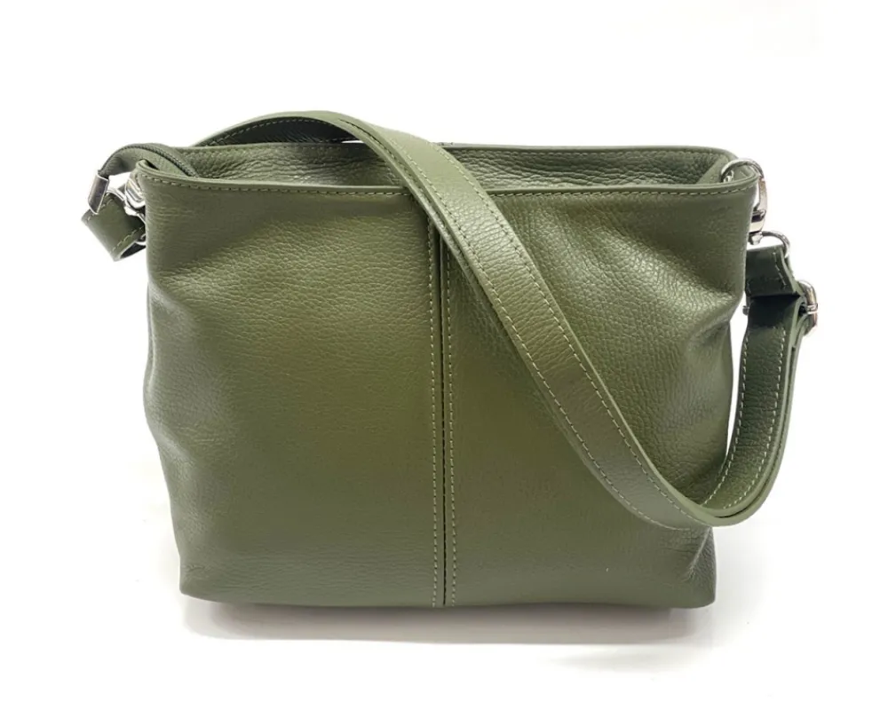 Nina leather Handbag*Florence Fashion