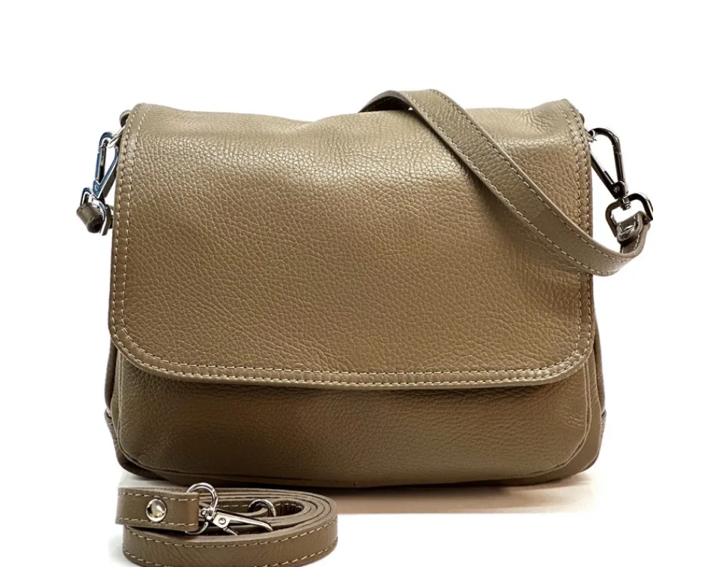 Pamela Leather Messenger Bag*Florence Outlet