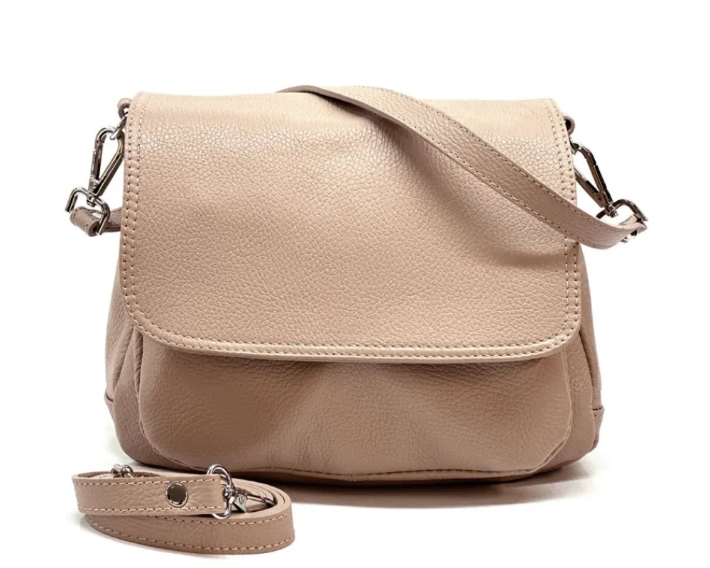 Pamela Leather Messenger Bag*Florence Outlet