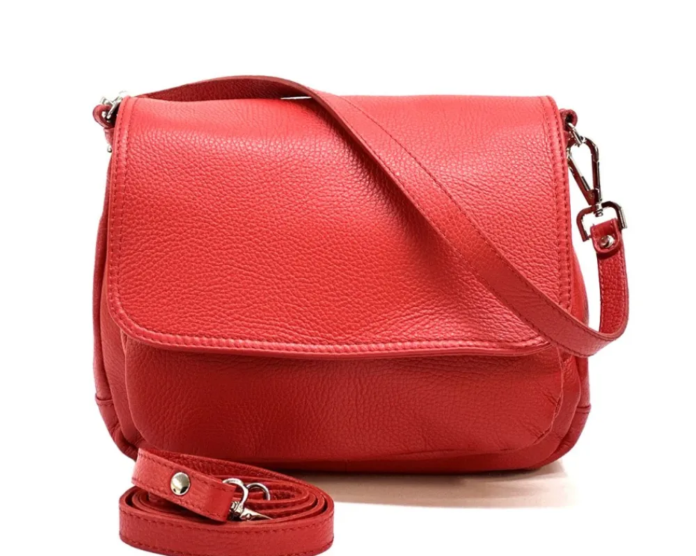 Pamela Leather Messenger Bag*Florence Outlet