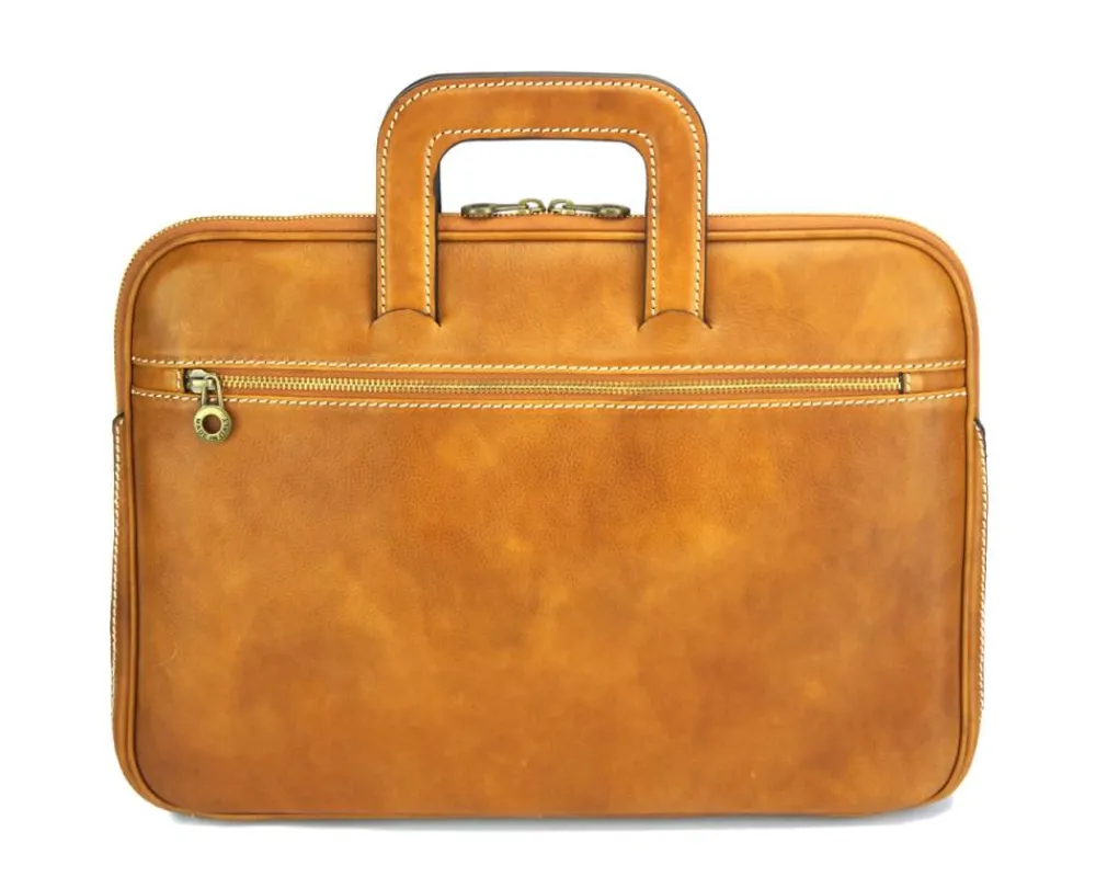 Porte-Documents Jour in Italian Vacchetta leather*Florence Sale
