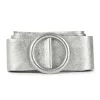 Rings of Elegance Genuine Leather Belt with Decorative Ring*Florence Hot