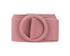 Rings of Elegance Genuine Leather Belt with Decorative Ring*Florence Hot
