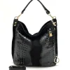 Selene S Leather Hobo Bag*Florence Outlet