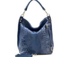 Selene S Leather Hobo Bag*Florence Outlet