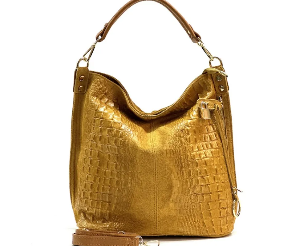 Selene S Leather Hobo Bag*Florence Outlet