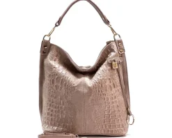 Selene S Leather Hobo Bag*Florence Outlet