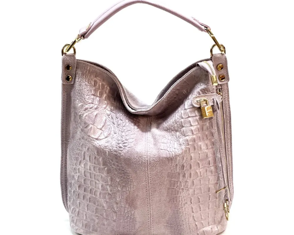 Selene S Leather Hobo Bag*Florence Outlet