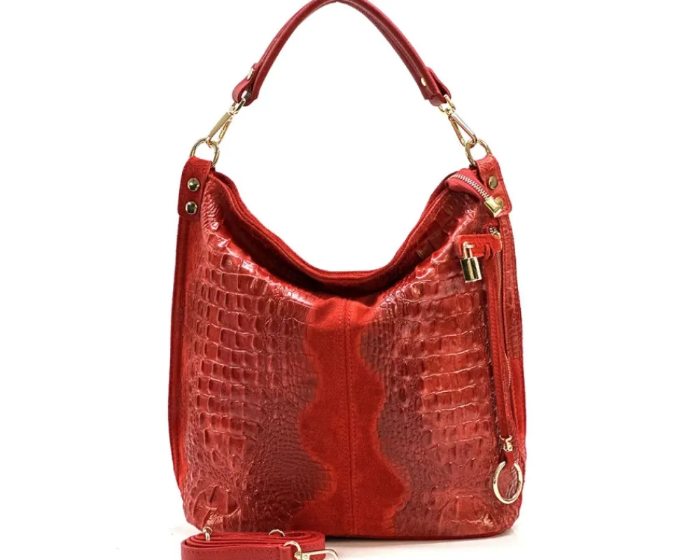 Selene S Leather Hobo Bag*Florence Outlet