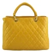 Severa Italian Genuine Leather Quilted Handbag*Florence Best