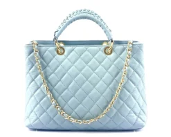 Severa Italian Genuine Leather Quilted Handbag*Florence Best