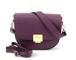 Shoulder flap bag Luna by cow leather*Florence Fashion
