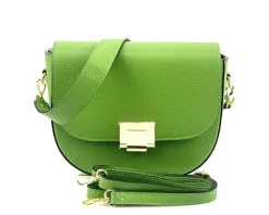 Shoulder flap bag Luna by cow leather*Florence Fashion