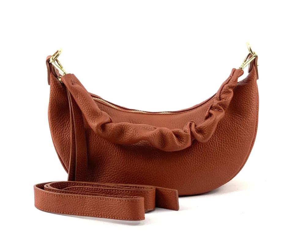 Tara Small Hobo Leather Bag*Florence New