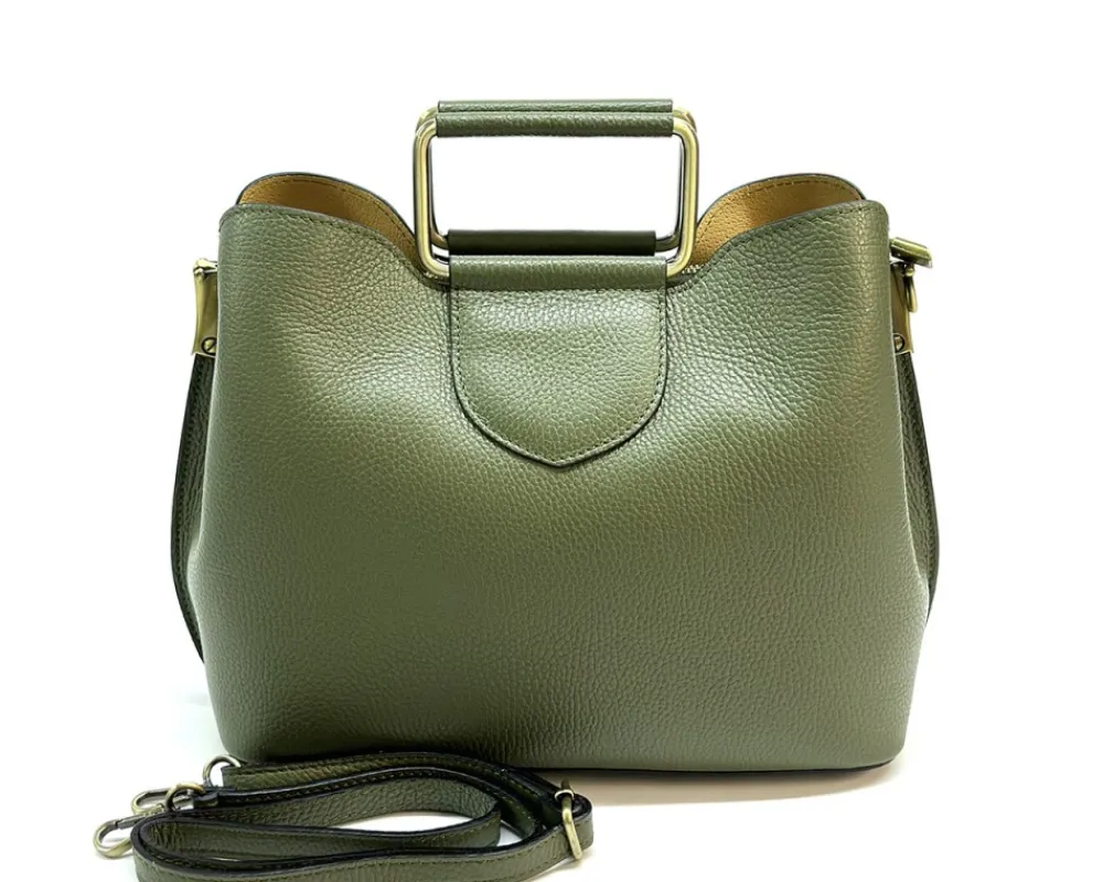 Taziana leather Handbag*Florence Fashion