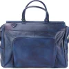 Travel bag Gennaro in vintage leather*Florence Fashion