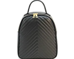 Tuscany Quilted Italian Leather Backpack with Chevron Pattern*Florence Sale