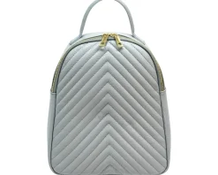 Tuscany Quilted Italian Leather Backpack with Chevron Pattern*Florence Sale