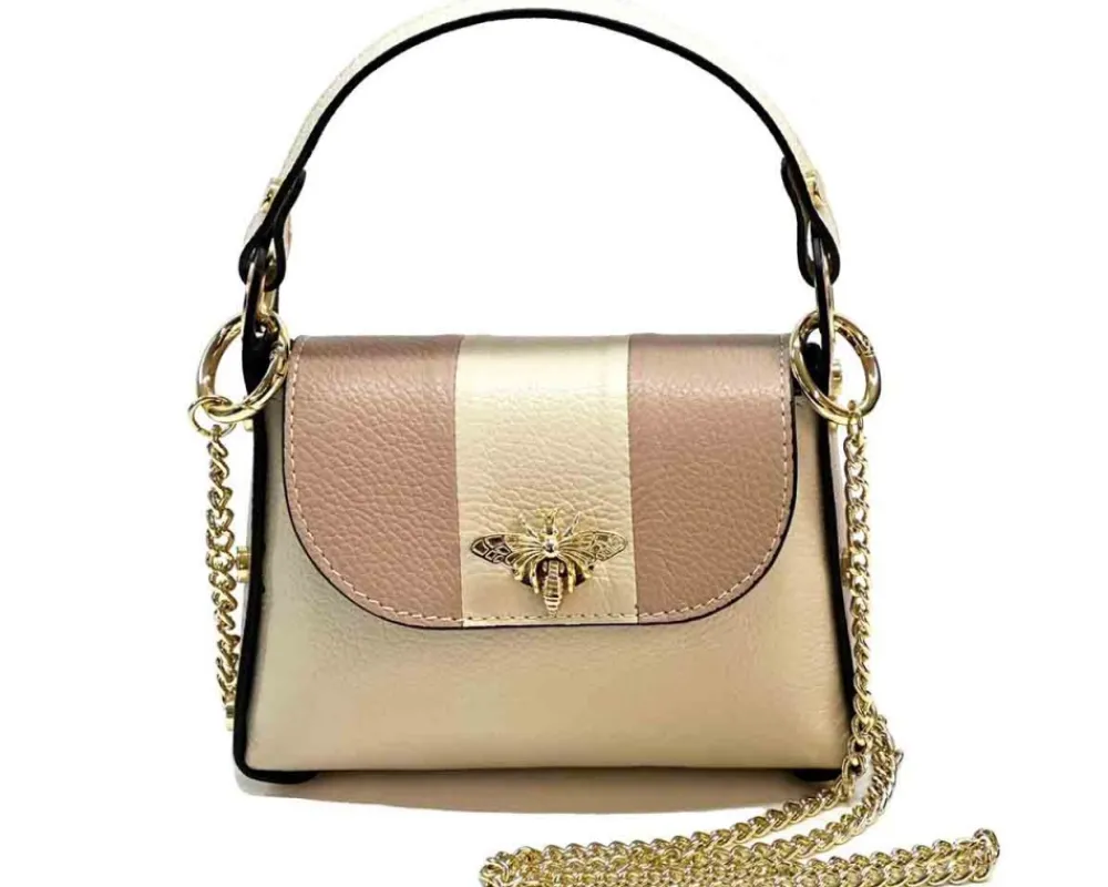 Virginia Dual-Tone Leather Handbag*Florence New