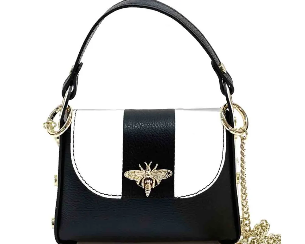 Virginia Dual-Tone Leather Handbag*Florence New