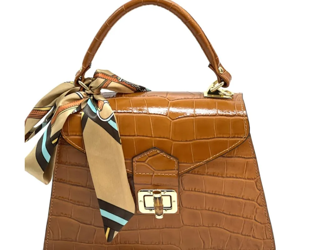 Vittoria cow leather Handbag*Florence Discount