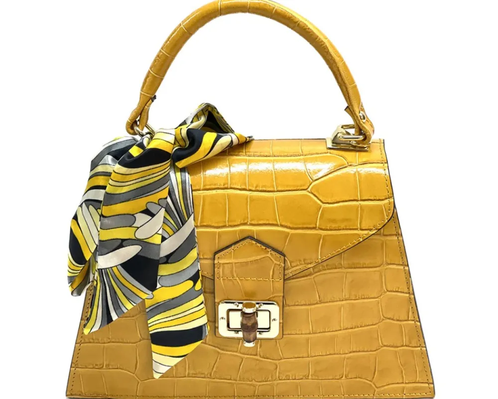 Vittoria cow leather Handbag*Florence Discount