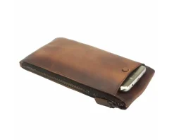Wallet Adele in vintage leather*Florence Outlet