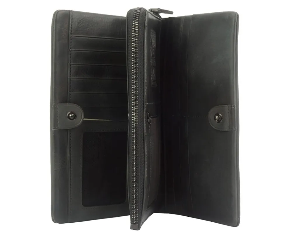 Wallet Boris in vintage leather*Florence Discount