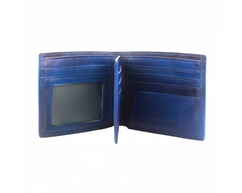 Wallet Multiple in vintage leather*Florence Clearance
