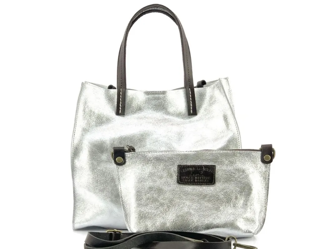 Zama cow Leather Handbag*Florence Outlet