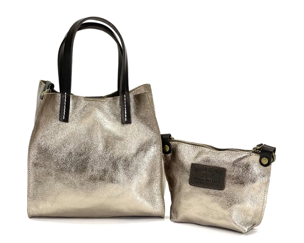 Zama cow Leather Handbag*Florence Outlet