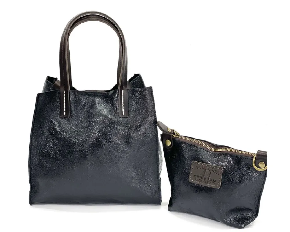 Zama cow Leather Handbag*Florence Outlet