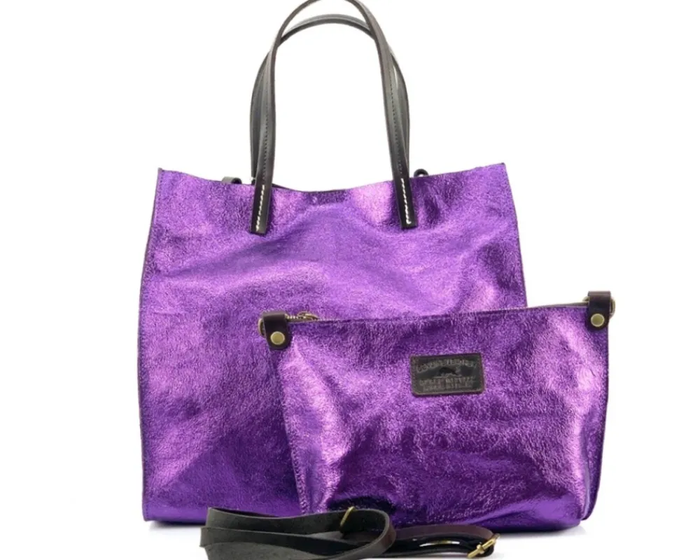 Zama cow Leather Handbag*Florence Outlet