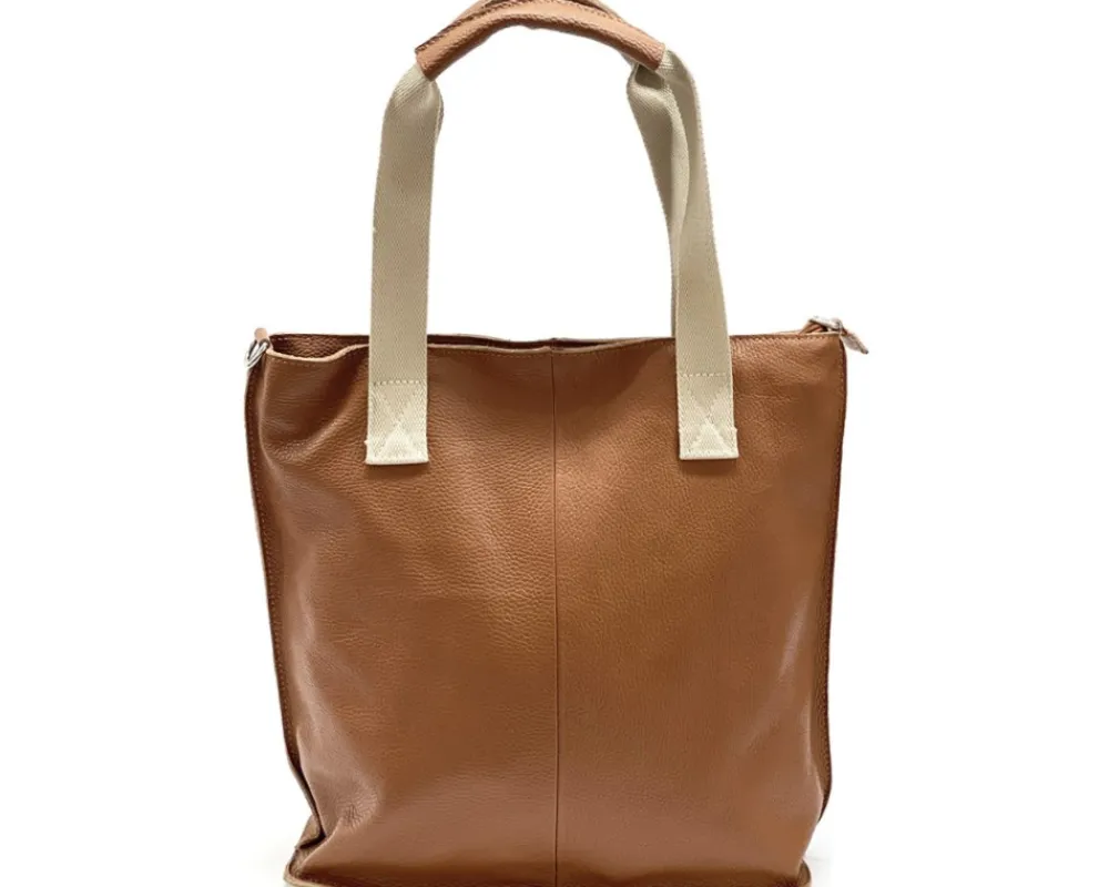 Zelina Italian Genuine Leather Tote Bag*Florence Discount