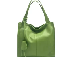Zoe Leather Shoulder Bag*Florence Discount